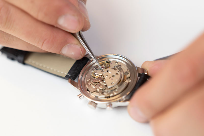 Reparatie van horloge