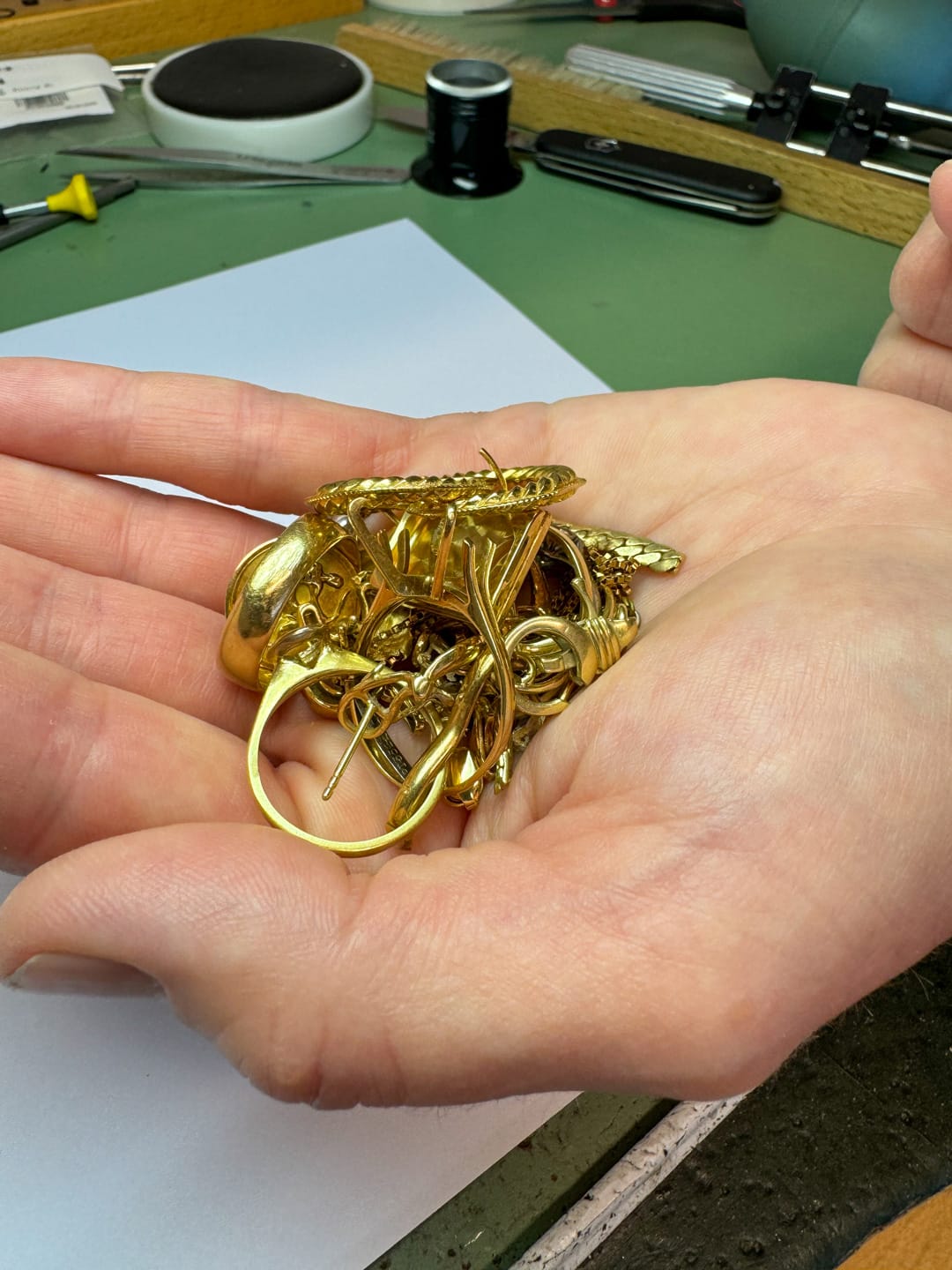 Overname oud goud aan dagprijs