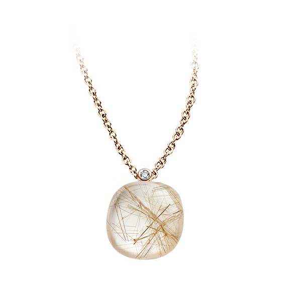 Bigli - Rutile quartz pendant