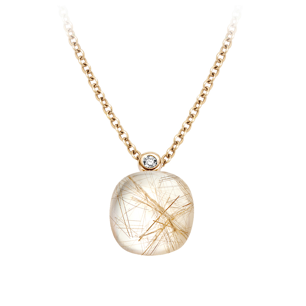 Bigli - Rutile quartz pendant